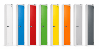 Pure 1 Door Steel Locker (White Body)