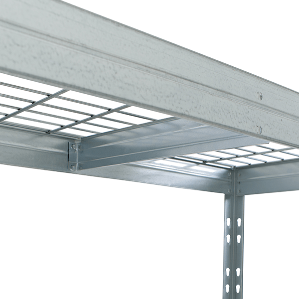 Galvanised Shelving Unit (300kg per level) 1800mm H, 900mm, Filstorage
