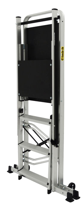 Climb-It Folding Access Work Platforms with Steps, 2-Tread, Filstorage
