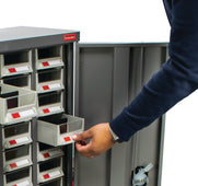 Steel Cabinet Drawer Storage Unit (6 options), 12 Drawers, Filstorage