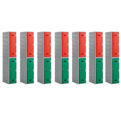 Bundle Offer: 14 x LK3 Plastic Locker 900mm H