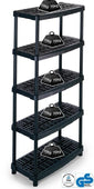Vented Recycled Plastic Shelving 70kg 5 Level 1885mm H x 930mm W x 455mm D, 1836/5, Filstorage