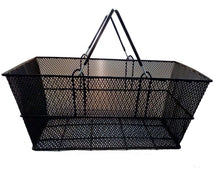 Luxury Black Wire Shopping Basket, Luxury Black Mesh Shopping Basket / 1, Filstorage