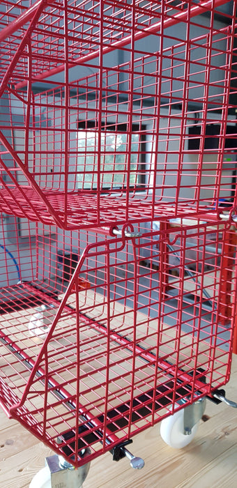 MT8 (small) Mobile Unit Complete 4 Baskets, BLUE MT8 Mobile Unit 4 Baskets, Filstorage