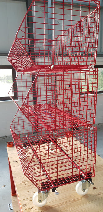 MT8 (small) Mobile Unit Complete 4 Baskets, BLUE MT8 Mobile Unit 4 Baskets, Filstorage