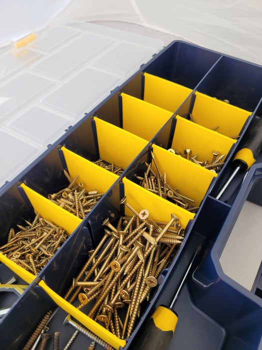 Large Organiser Case Carry Kit with Movable Dividers 49-16, TORG49, Filstorage