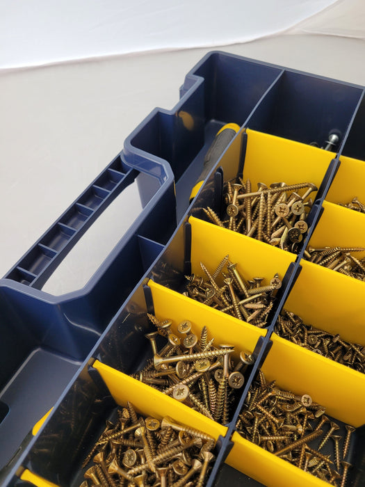 Large Organiser Case Carry Kit with Movable Dividers 49-16, TORG49, Filstorage