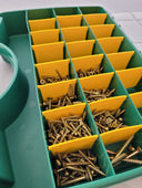 Small Parts Organiser Case Carry Kit with Movable Dividers 22-26, TORG22, Filstorage