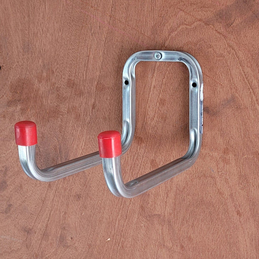 Galvanised Steel Double Ladder/Tool Wall Hook, Default Title, Filstorage