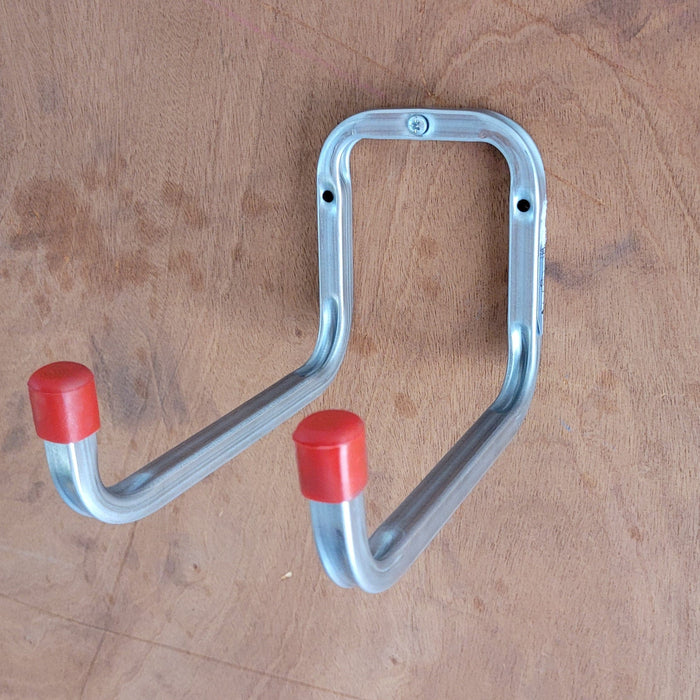 Galvanised Steel Double Ladder/Tool Wall Hook, Default Title, Filstorage