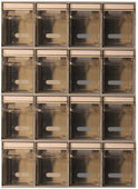 Complete Van Storage Tilt Bin Kit (16 compartments), Tilt Bin Van Kit 16 compartments, Filstorage