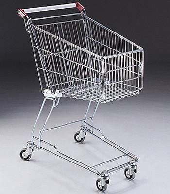 Shopping Trolley 60Ltr (set of 10), Red Handles, Filstorage