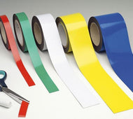 Wipe Clean Magnetic Tape (10m x 20mm), 10m x 20mm White, Filstorage