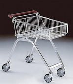 Shopping Trolley 80Ltr Shallow (set of 2), Red Handle, Filstorage