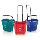 OCEANIS Plastic Shopping Trolley Basket 34L (recycled ocean plastic), 34L Oceanis, Filstorage