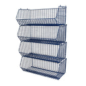 C4 Mobile (extra-large) Unit Complete (3 Baskets), RED C4 Mobile Unit 3 Baskets, Filstorage