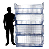 C4 Mobile (extra-large) Unit Complete (3 Baskets), RED C4 Mobile Unit 3 Baskets, Filstorage