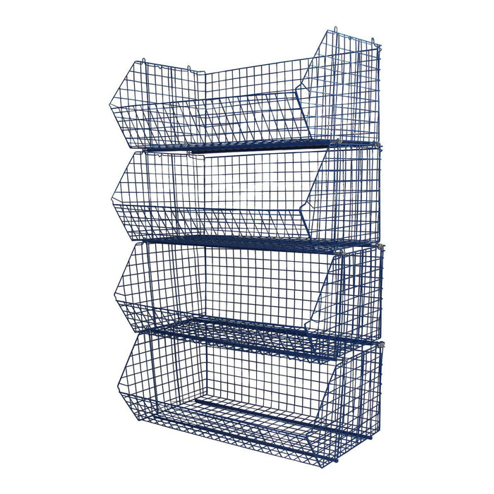 C4 Mobile (extra-large) Unit Complete (3 Baskets), RED C4 Mobile Unit 3 Baskets, Filstorage