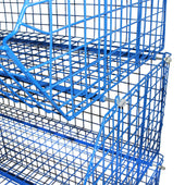 C4 (extra-large) Wire Storage Basket (single) 1220x680x480mm, C4 Wire Blue / 1, Filstorage