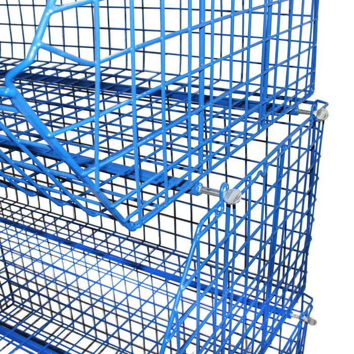C4 (extra-large) Wire Storage Basket (single) 1220x680x480mm, C4 Wire Blue / 1, Filstorage