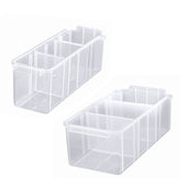 Clear Panda Shelf Storage Bin (2 Sizes), 403 (415x150x110), Filstorage