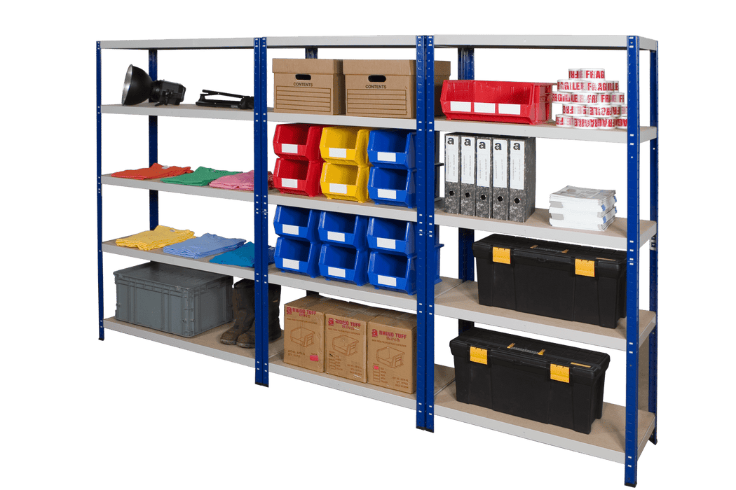 Clicka Boltless Garage Shelving 265kg Level 1770mm H, 900mm / 300mm, Filstorage