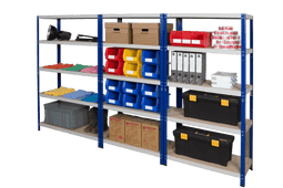 Clicka Boltless Garage Shelving 265kg Level 1770mm H, 900mm / 300mm, Filstorage