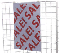 Clip On Sign For Dump Bin (A3/A4), A4 Size, Filstorage