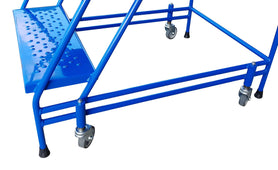 Lightweight Industrial Warehouse & Office Mobile Safety Steps (2 - 6 Tread options), 2 / Blue RAL 5005, Filstorage
