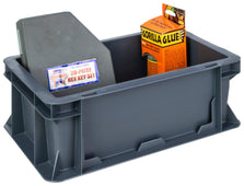 Grey Euro Stacking Containers - Various Sizes, 5L (Pack of 10) 300 x 200 x 120mm, Filstorage