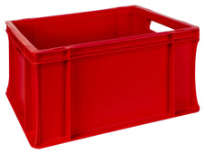 Coloured Euro Stacking Containers (4 Sizes), 10L (Pack of 5) 400 x 300 x 120mm / Blue, Filstorage