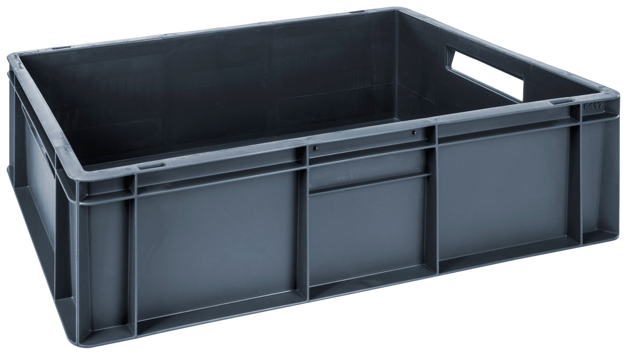 Grey Euro Stacking Containers - Various Sizes, 5L (Pack of 10) 300 x 200 x 120mm, Filstorage