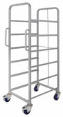 Euro Stacking Container Tray Trolleys 1500mm H x 700mm W x 470mm D, 6 Tier Trolley Only, Filstorage