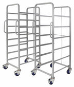 Euro Stacking Container Tray Trolleys 1500mm H x 700mm W x 470mm D, 6 Tier Trolley Only, Filstorage