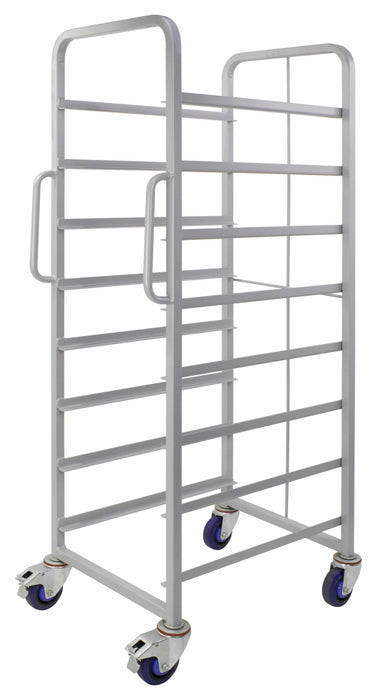 Euro Stacking Container Tray Trolleys 1500mm H x 700mm W x 470mm D, 8 Tier Trolley Only, Filstorage
