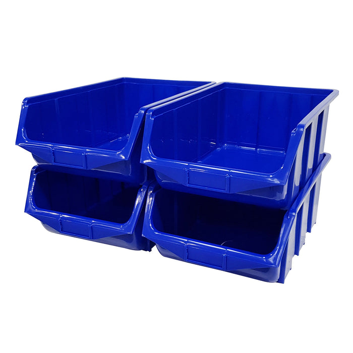 Pack of 4 x Stackable Storage Parts Bin (115) - Filstorage
