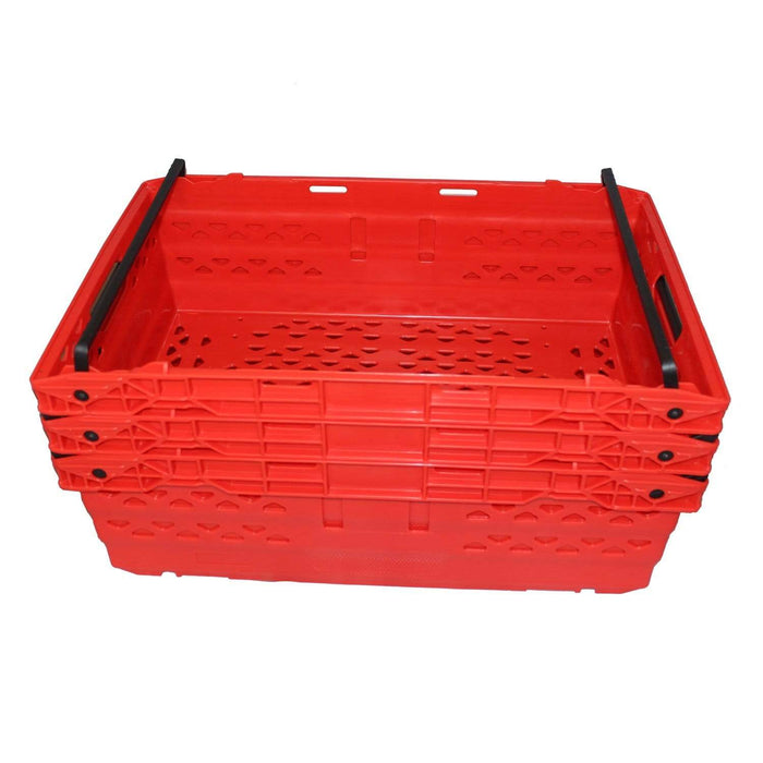 Supermarket Bale Arm Stacking Logistics Crate 35L, Blue, Filstorage