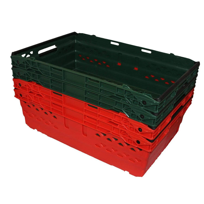 Supermarket Bale Arm Stacking Logistics Crate 35L, Blue, Filstorage