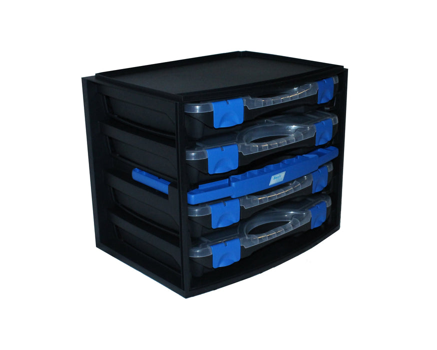 Travel Compartment Organiser (Set of 4 Organisers in Case with Carry Handle), TMULTI1, Filstorage