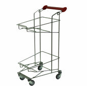 Two Tier Shopping/Picking Trolley, Trolley with Blue Baskets, Filstorage