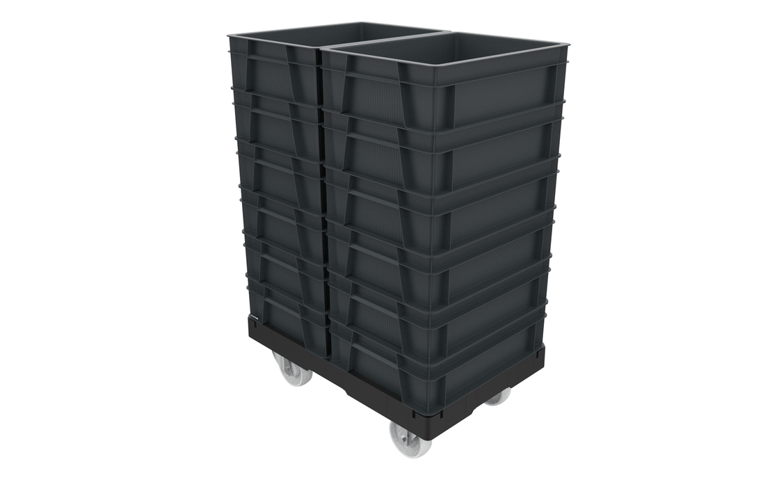 Euro Stacking Container 120mm H x 299mm W x 399mm D, 1, Filstorage
