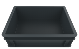 Euro Stacking Container 120mm H x 299mm W x 399mm D, 1, Filstorage