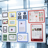 Magnetic Document Frame - Pack 10 (Various Sizes), A5 - Red, Filstorage