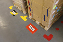 Self Adhesive Floor/Wall Warehouse Sign Frame (DL Size), FFDL - Blue/Pk 10, Filstorage