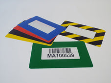 Self Adhesive Floor/Wall Warehouse Sign Frame (DL Size), FFDL - Blue/Pk 10, Filstorage
