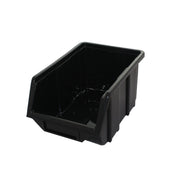 Black Recycled Plastic Parts Storage Bin FB2, FB2 Black, Filstorage