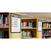Adhesive Document Frame - Pack 10, A5 - Red, Filstorage