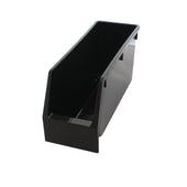 Narrow Black Recycled Kaddy Parts Storage Bin, Narrow Parts Bin Black (KB42), Filstorage