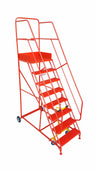 Heavy Duty Industrial Mobile Safety Warehouse Steps (5 -15 Tread Options), 5 / Blue RAL 5005, Filstorage