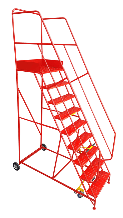 Heavy Duty Industrial Mobile Safety Warehouse Steps (5 -15 Tread Options), 5 / Blue RAL 5005, Filstorage